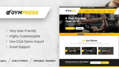 Photo of [Download-S2] GymPress v1.3.2 - WordPress theme for Fitness and Personal Trainers