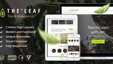 Photo of [Download-S2] TheLeaf v1.7.1 - Tea Production Company & Online Coffee Shop WordPress Theme