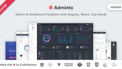 Photo of [Download-S2] Adminto v3.1 - Admin Dashboard Template