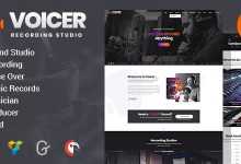 Photo of [Download-S2] Voicer v1.0 - Recording Studio WordPress Theme