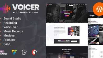 Photo of [Download-S2] Voicer v1.0 - Recording Studio WordPress Theme