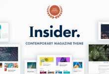 Photo of [Download-S2] Insider v1.3 - Contemporary Magazine and Blogging Theme