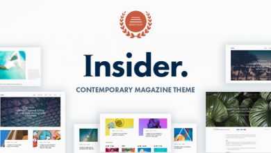 Photo of [Download-S2] Insider v1.3 - Contemporary Magazine and Blogging Theme