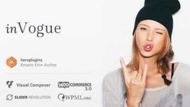 Photo of [Download-S2] inVogue v1.24.4 - WordPress Fashion Shopping Theme