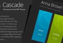 Photo of [Download-S2] Cascade v7.9 - Personal vCard WordPress Theme
