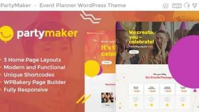 Photo of [Download-S2] PartyMaker v1.1.2 - Event Planner & Wedding Agency WordPress Theme