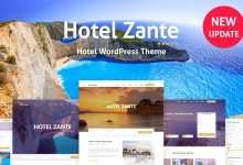 Photo of [Download-S2] Zante v1.1.3 - Hotel Booking Theme