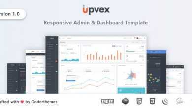 Photo of [Download-S2] Upvex v1.0.0 - Responsive Admin & Dashboard Template