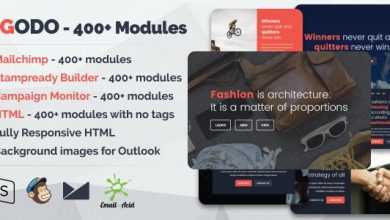 Photo of [Download-S2] Igodo v1.0.1 - Multipurpose Email Set with 400+ Modules + MailChimp Editor + StampReady + Online Builder