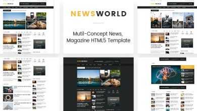 Photo of [Download-S2] Newsworld v1.0 - Mutil-Concept Magazine HTML5 Template