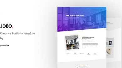 Photo of [Download-S2] Jobo - Creative Portfolio HTML Template