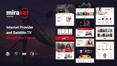 Photo of [Download-S2] Mirasat v1.0.2 - Internet Provider and Satellite TV WordPress Theme