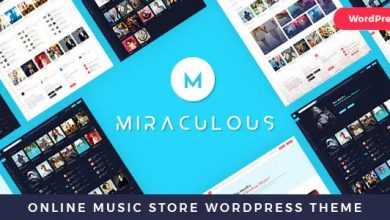 Photo of [Download-S2] Miraculous v1.0.6 - Online Music Store WordPress Theme