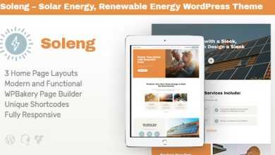 Photo of [Download-S2] Soleng v1.0.4 - A Solar Energy Company WordPress Theme