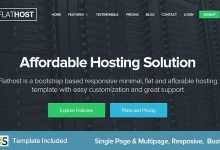 Photo of [Download-S2] FlatHost Responsive Hosting Template with WHMCS v3.9.9