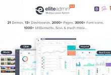 Photo of [Download-S2] Elite Admin v5.2 - Multipurpose Bootstrap 4 Dashbaord Template