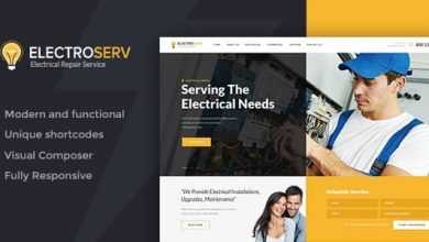 Photo of [Download-S2] ElectroServ v1.3.2 - Electrical Repair Service WordPress Theme