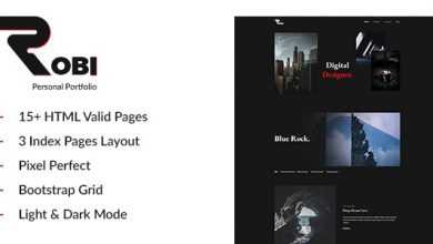 Photo of [Download-S2] Robi v1.0 - Creative and Personal Portfolio HTML5 Template
