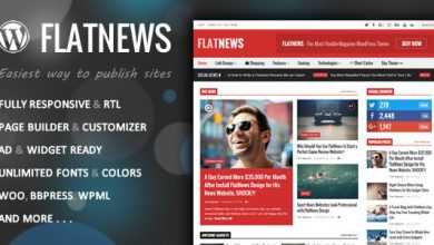 Photo of [Download-S2] FlatNews v4.2 – Responsive Magazine WordPress Theme