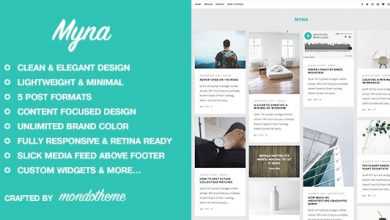 Photo of [Download-S2] Myna v1.2 - A Masonry WordPress Blog Theme