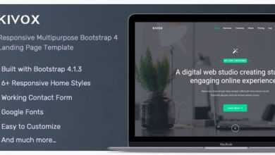Photo of [Download-S2] Kivox v1.0.0 - Responsive Landing Page Template