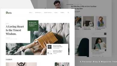 Photo of [Download-S2] Doris v1.0 - Creative WordPress Blog and Magazine Theme