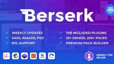 Photo of [Download-S2] Berserk v1.9.4 - Business Portfolio Blog Corporate eCommerce App with Page Builder