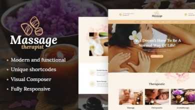 Photo of [Download-S2] Massage Therapist and Spa Salon v1.2 - WordPress Theme