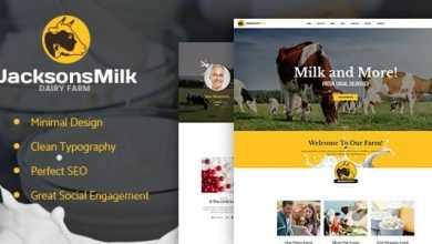 Photo of [Download-S2] Dairy Farm & Eco Milk Products WordPress Theme v1.1.1
