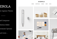 Photo of [Download-S2] Acerola v1.6 - Ultra Minimalist Agency Theme