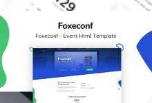 Photo of [Download-S2] Foxeconf v1.0 - Event HTML Template