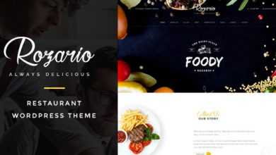 Photo of [Download-S2] Rozario v1.4 - Restaurant & Food WordPress Theme