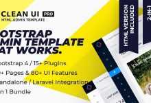 Photo of [Download-S2] Clean UI HTML Pro v2.0.2 - Multi Concept Admin Template