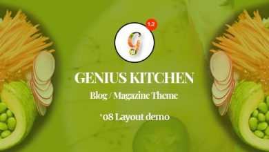 Photo of [Download-S2] Genius Kitchen v1.2 - News Magazine and Blog Food WordPress Theme