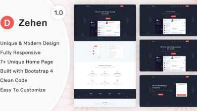 Photo of [Download-S2] Zehen v1.0.0 - Landing Page Template