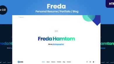 Photo of [Download-S2] Freda v2.0 - Personal Resume / Portfolio / Blog / HTML Template