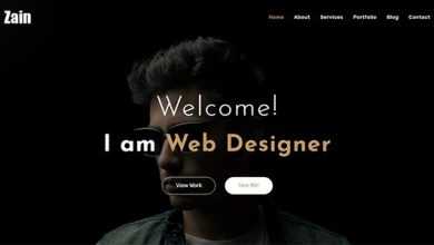 Photo of [Download-S2] Zain v1.0 - One Page Portfolio