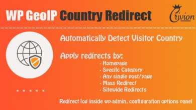 Photo of [Download-S1] WP GeoIP Country Redirect v3.1
