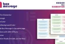 Photo of [Download-S1] Box Message for Elementor WordPress Plugin v1.0