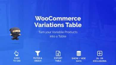 Photo of [Download-S1] WooCommerce Variations Table v1.2.3