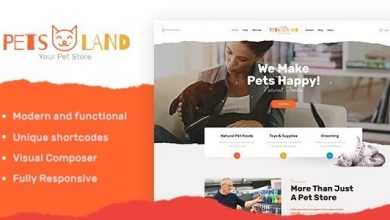 Photo of [Download-S2] Pets Land v1.2 - Domestic Animals Shop & Veterinary WordPress Theme