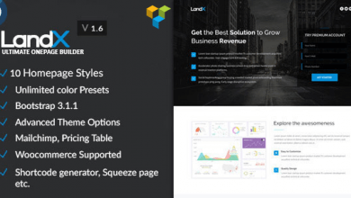 Photo of [Download-S2] LandX v1.7.3 - Multipurpose Wordpress Landing Page