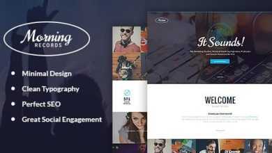 Photo of [Download-S2] Morning Records v1.2 - A Stylish Sound Electronic Studio WordPress Theme