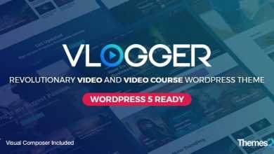 Photo of [Download-S2] Vlogger v2.4.1 - Professional Video & Tutorials Theme