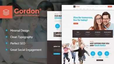 Photo of [Download-S2] Gordon v1.1.1 - Investments & Insurance Company WordPress Theme