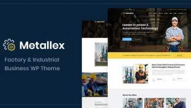 Photo of [Download-S2] Metallex v1.0 - Industrial And Engineering WordPress Theme