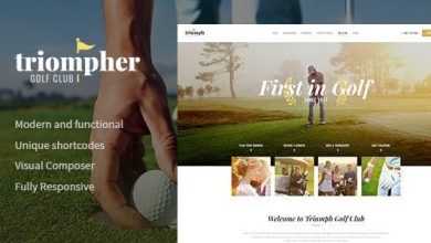 Photo of [Download-S2] Triompher v1.1.0 - Golf Course & Sports Club WordPress Theme