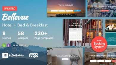 Photo of [Download-S2] Bellevue v3.2.2 - Hotel + Bed and Breakfast Booking Calendar Theme
