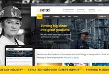 Photo of [Download-S2] Factory v1.7.1 - Industrial Business WordPress Theme