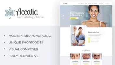 Photo of [Download-S2] Accalia v1.2.2 - Dermatology Clinic WordPress Theme